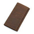 Long Leather Passport & Phone Wallet