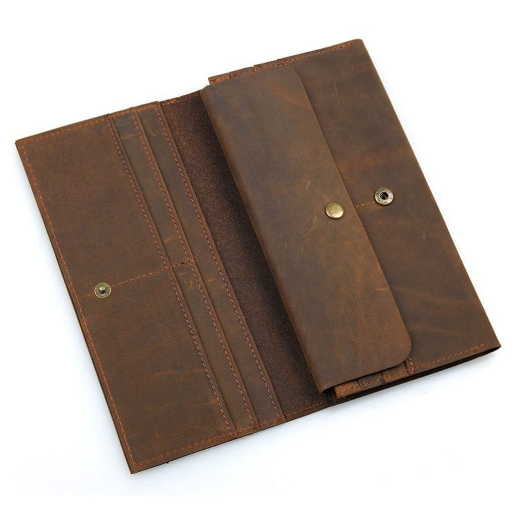 Long Leather Passport & Phone Wallet
