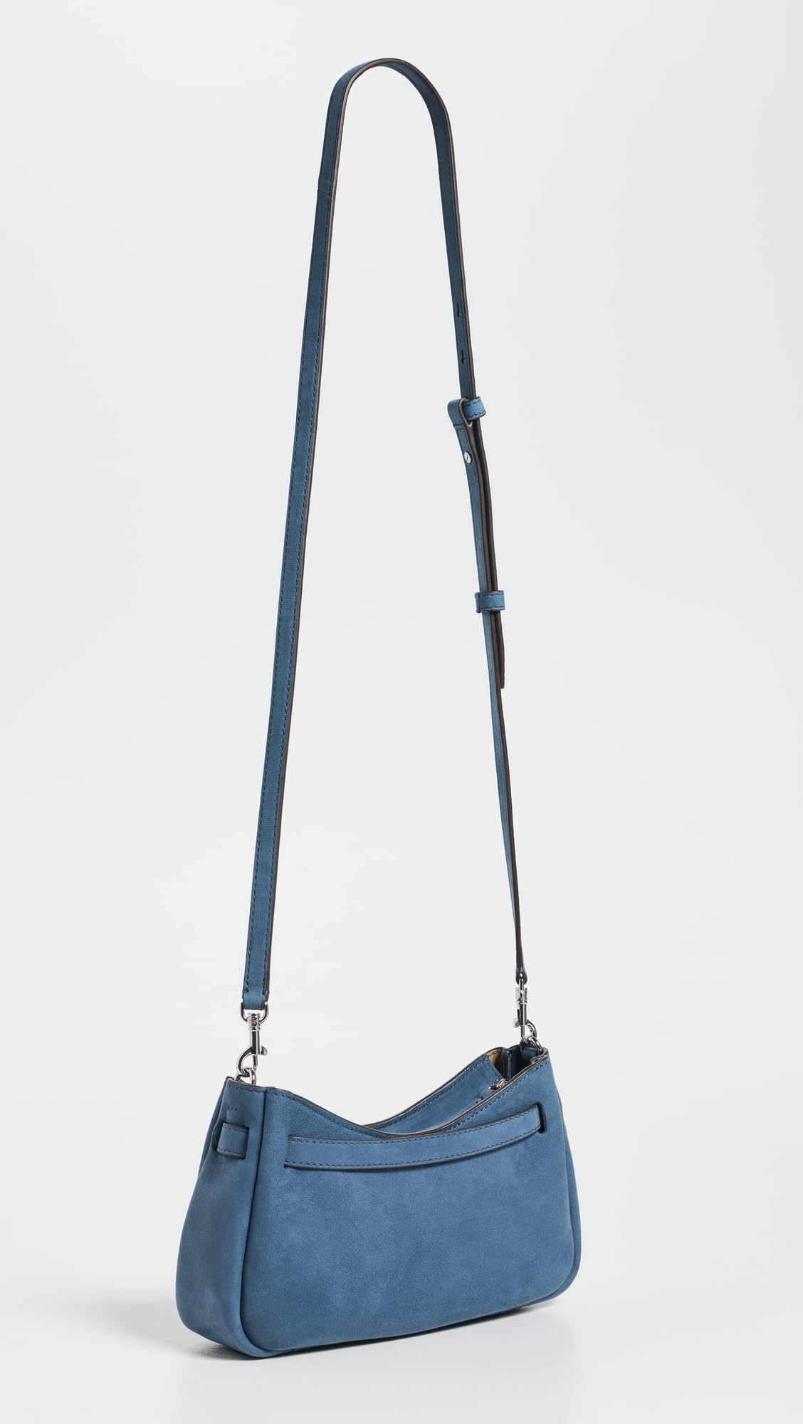 Tory Burch Women's Romy Nubuck Zip Top Crossbody Bag