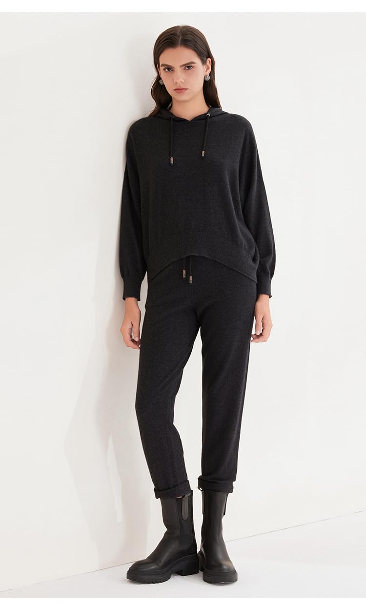 Cashmere Relaxed Fit Pullover Hoodie