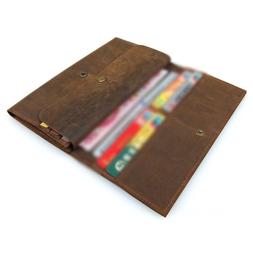 Long Leather Passport & Phone Wallet