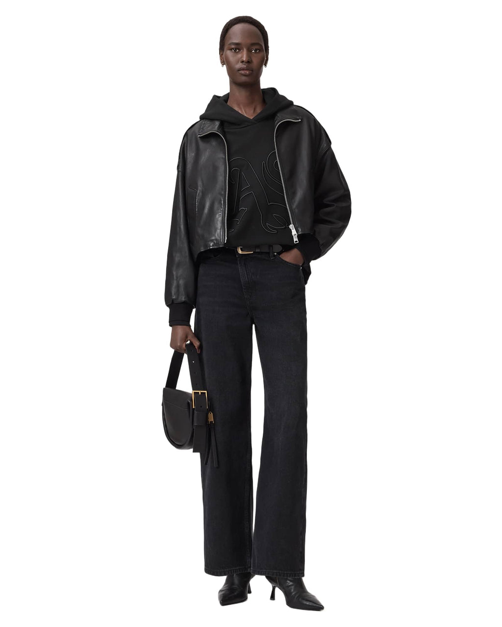 AllSaints Women's Artia Embos Hoody