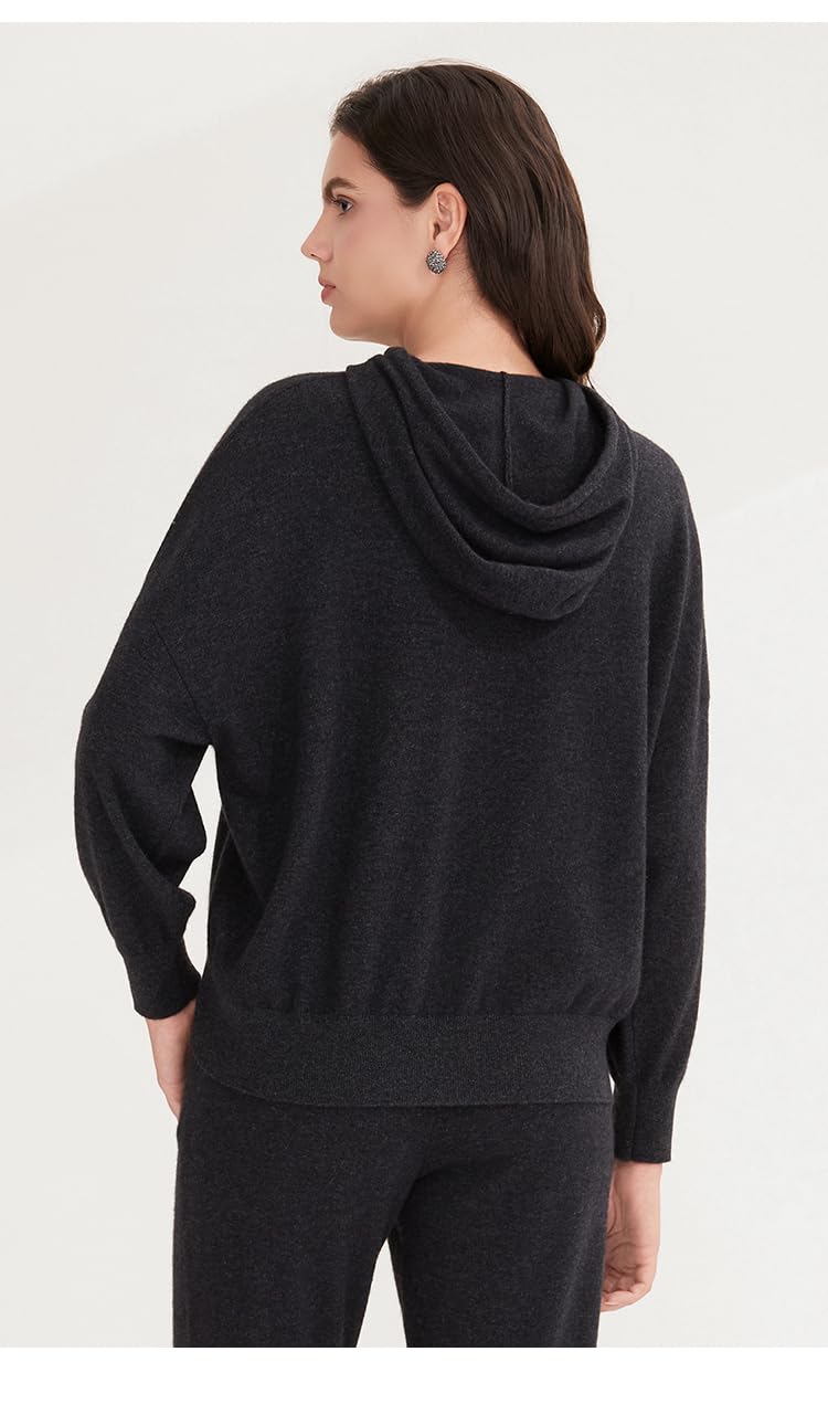 Cashmere Relaxed Fit Pullover Hoodie