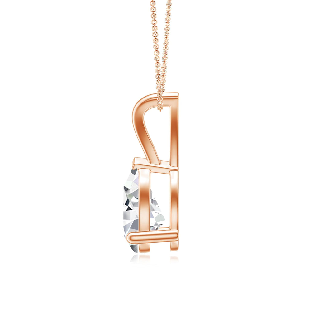 Teardrop Moissanite Pendant Necklace