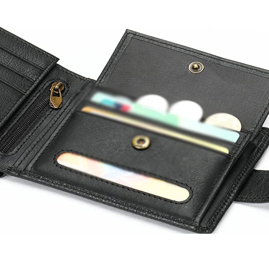 Compact Card Holder Wallet with Coin Pocket