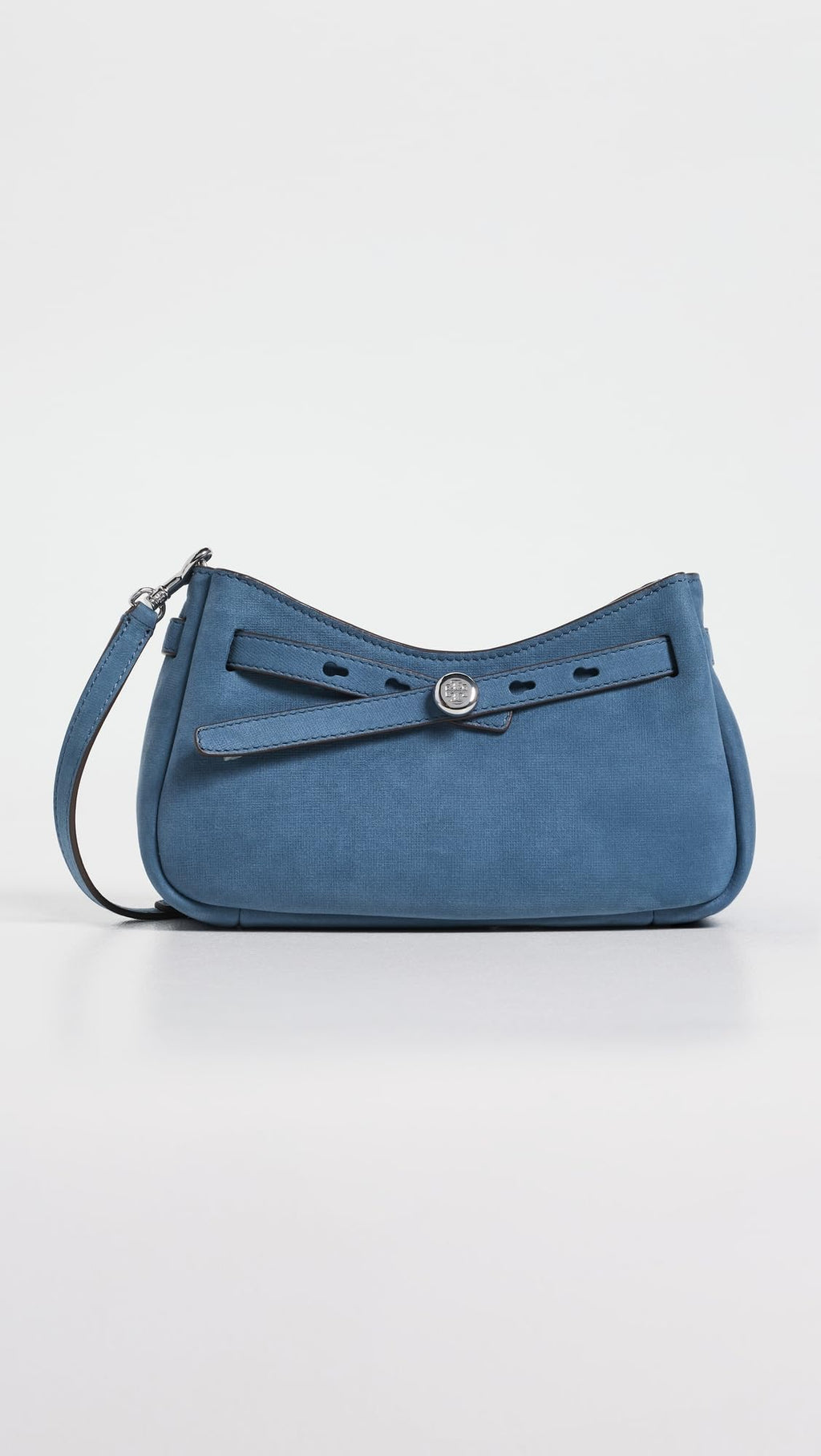 Tory Burch Women's Romy Nubuck Zip Top Crossbody Bag