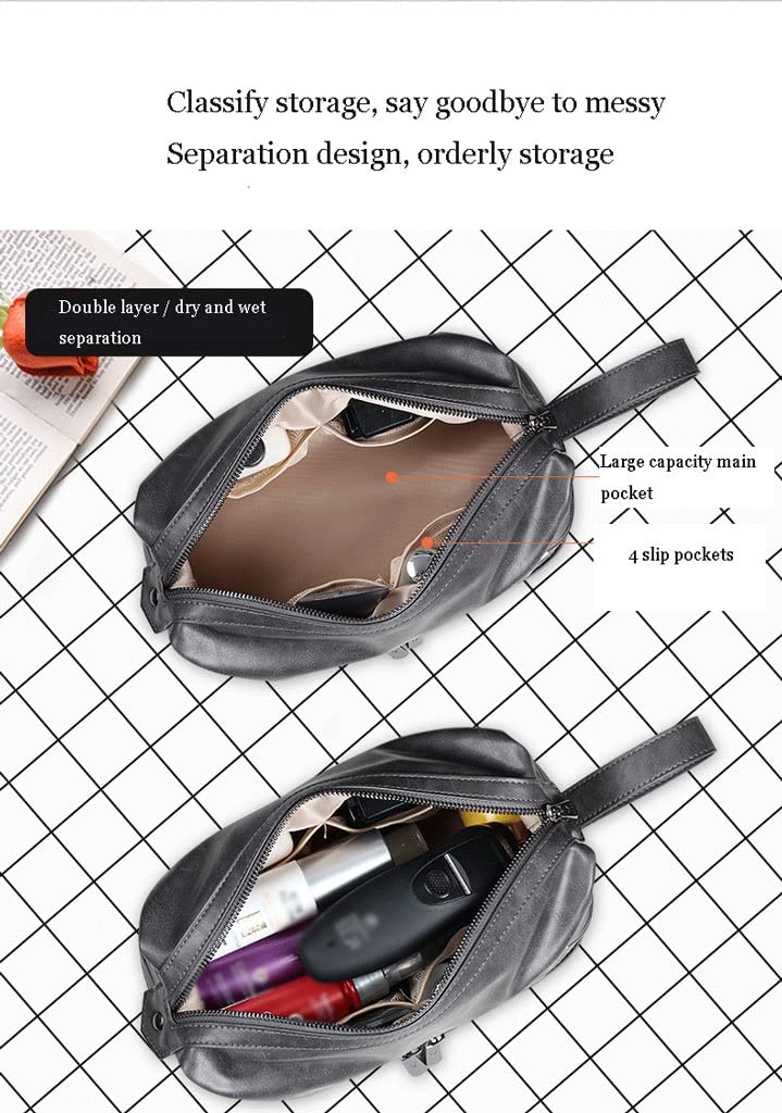 PU Leather Travel Cosmetic Pouch