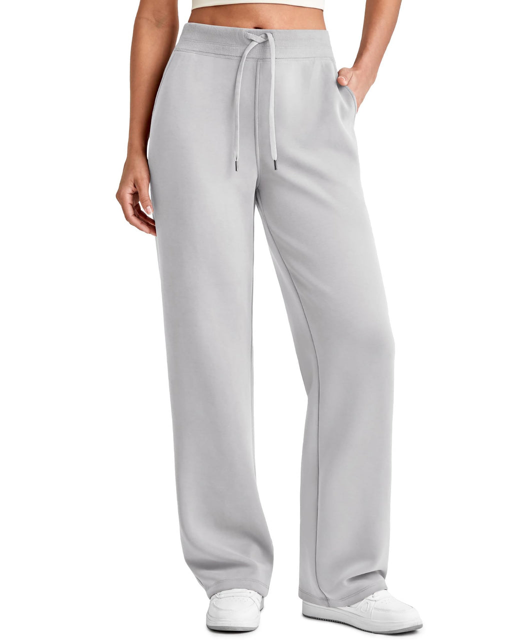 G4Free Smoofit Women Wide Leg Sweatpants Drawstring with Pockets
