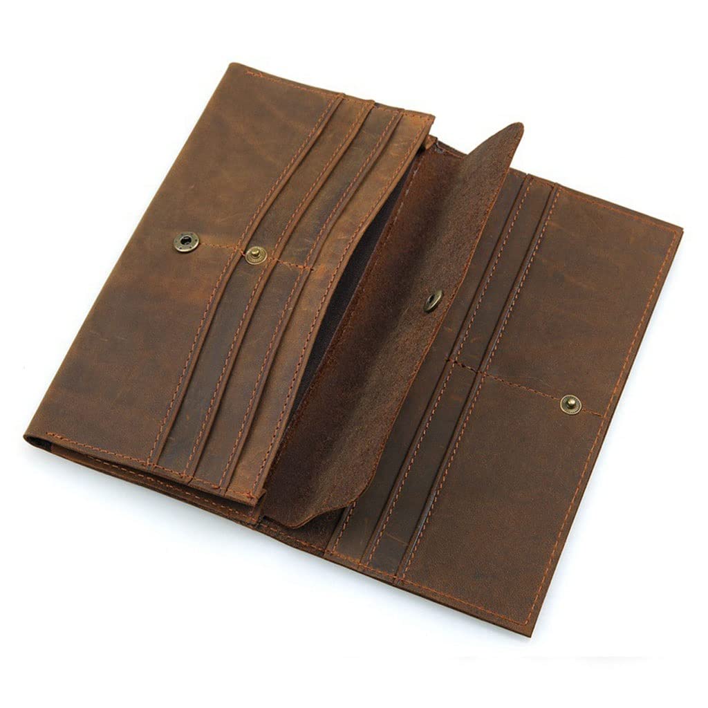 Long Leather Passport & Phone Wallet