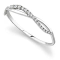 1.35 ct. Round Diamond Graduated Bangle Bracelet