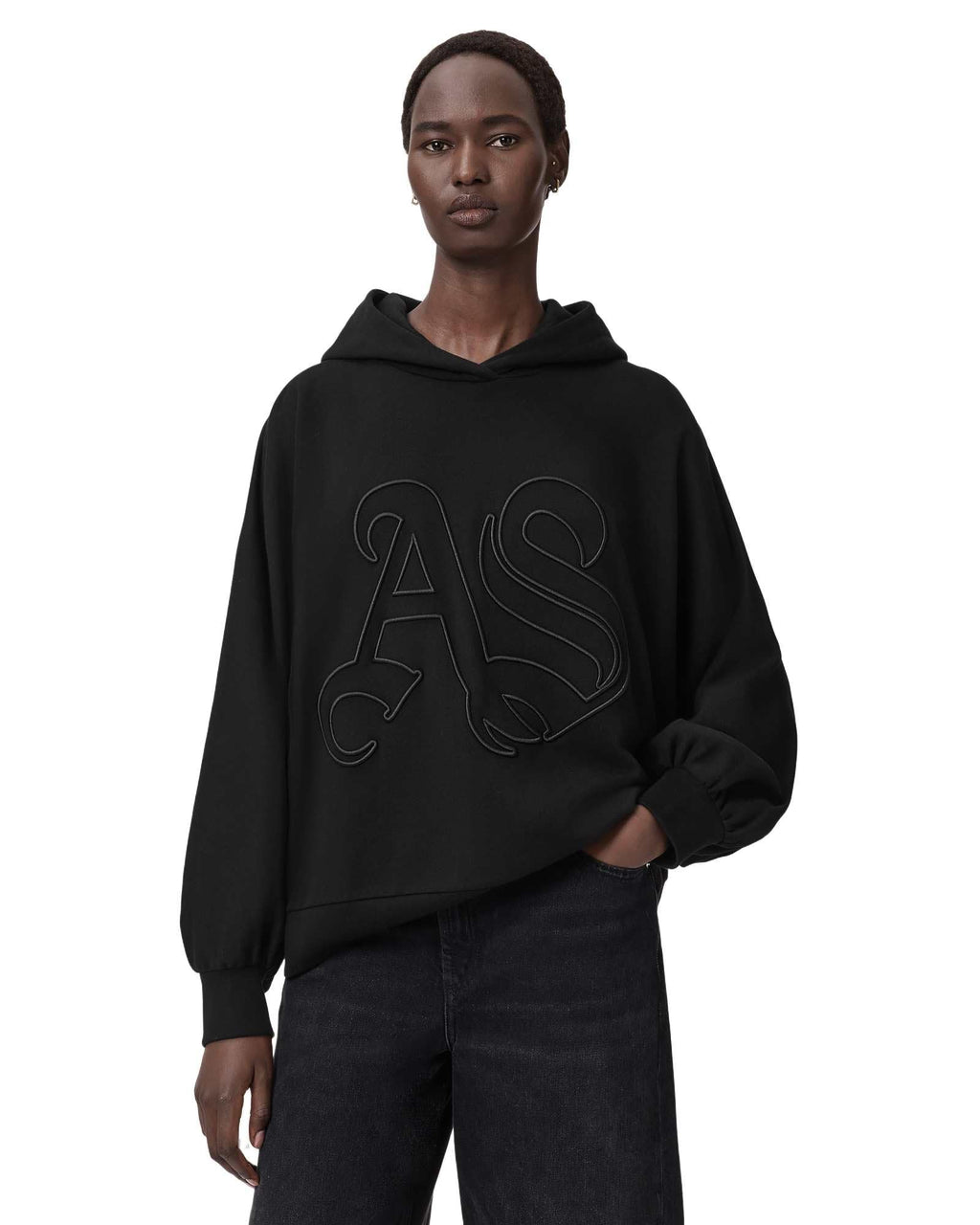 AllSaints Women's Artia Embos Hoody