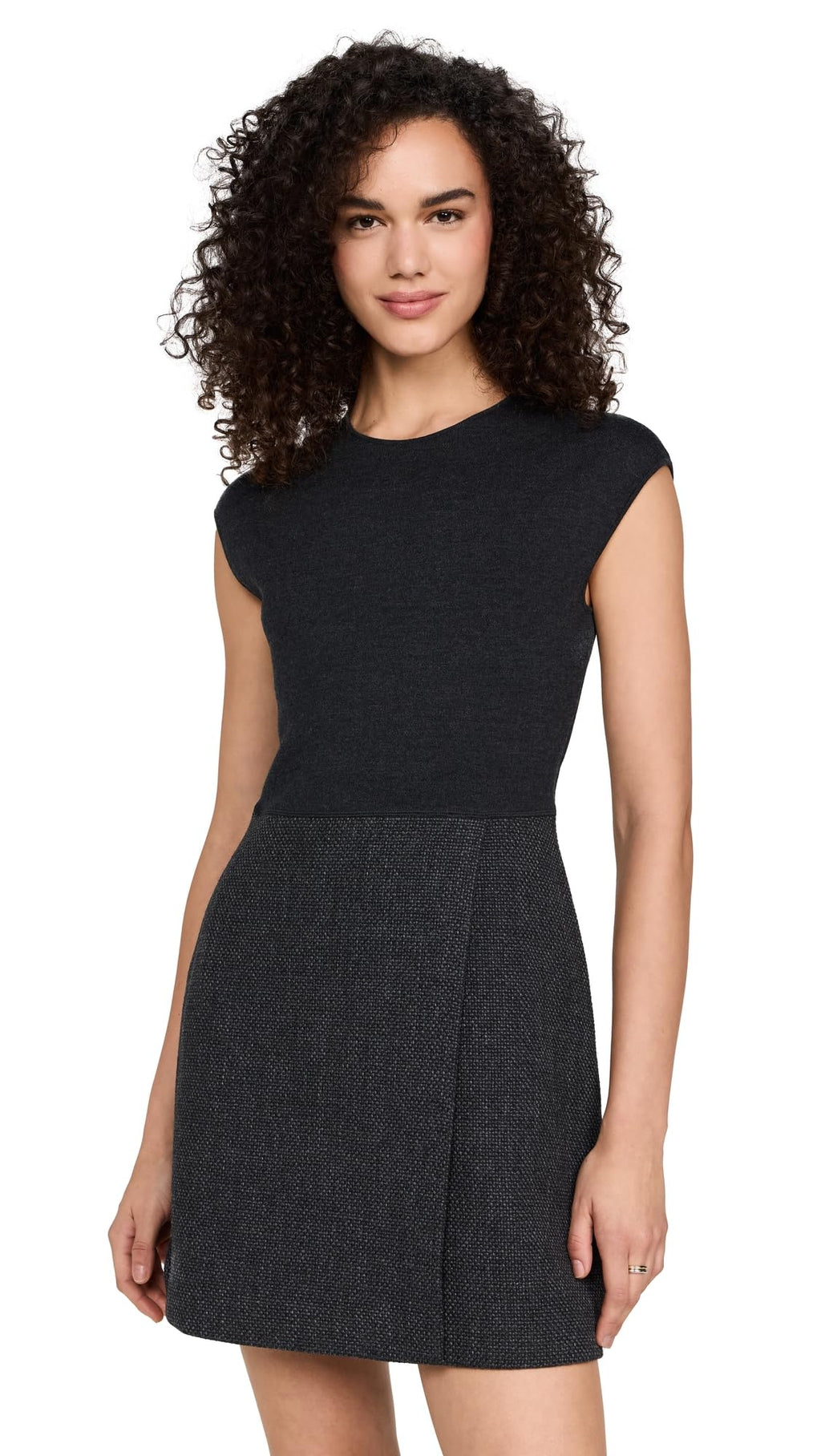 Theory Women's Wrap Skirt Combo Mini Dress
