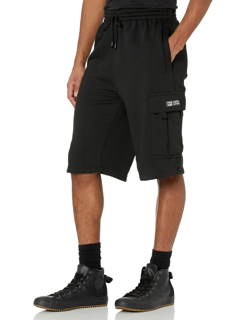 DREAM USA Men's Fleece Cargo Shorts Heavyweight M-5XL