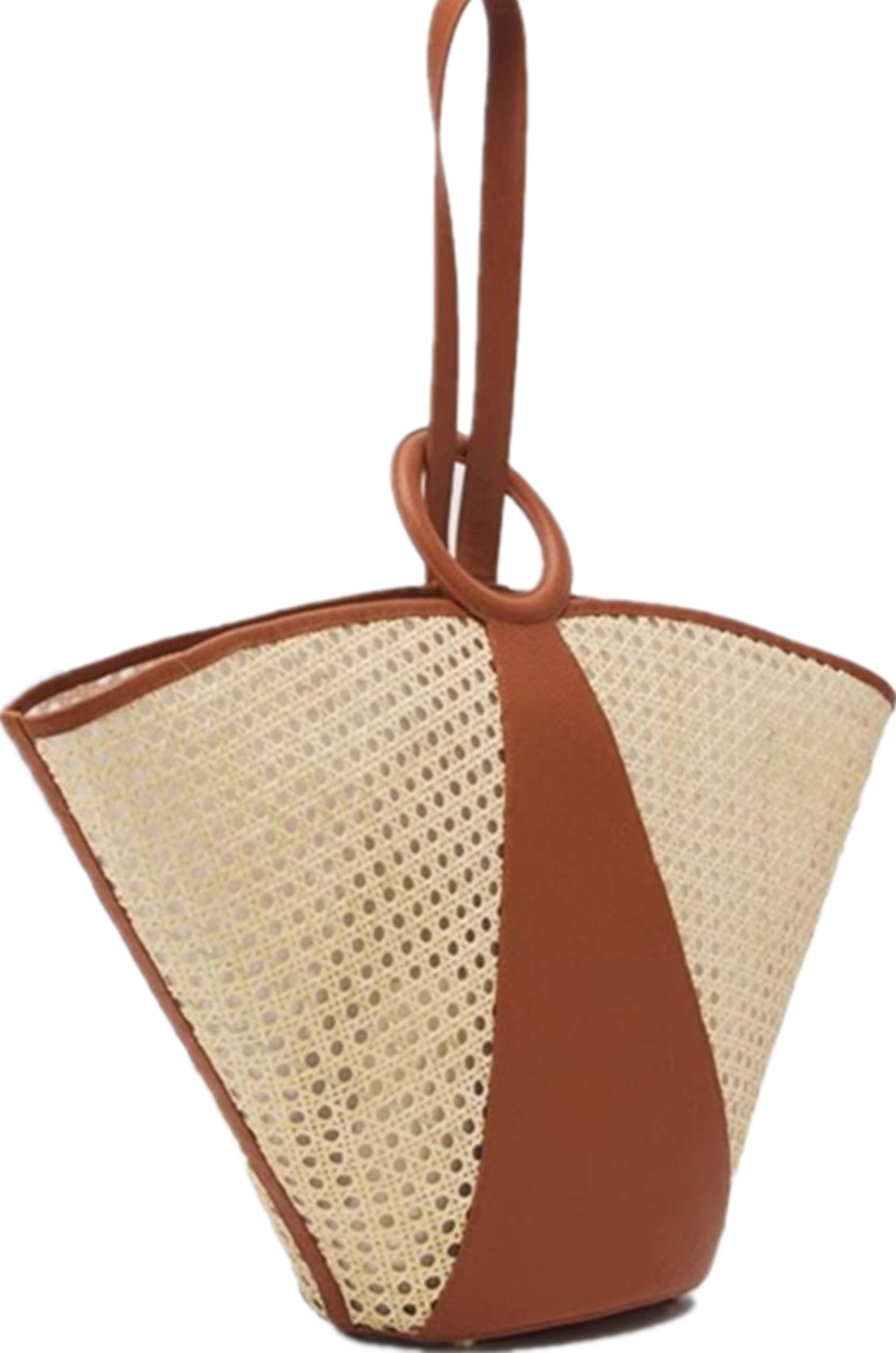 Rattan Woven Straw Tote Bag