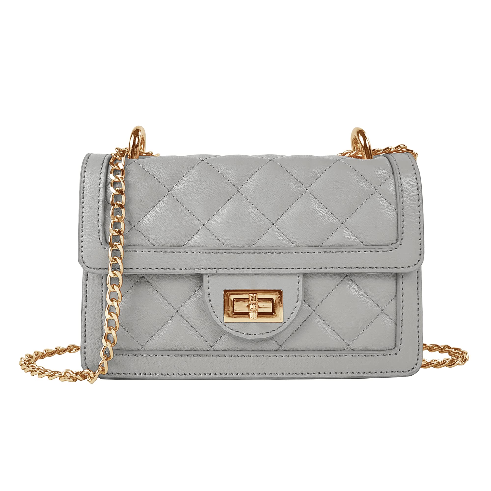 Quilted Mini Crossbody Shoulder Bag