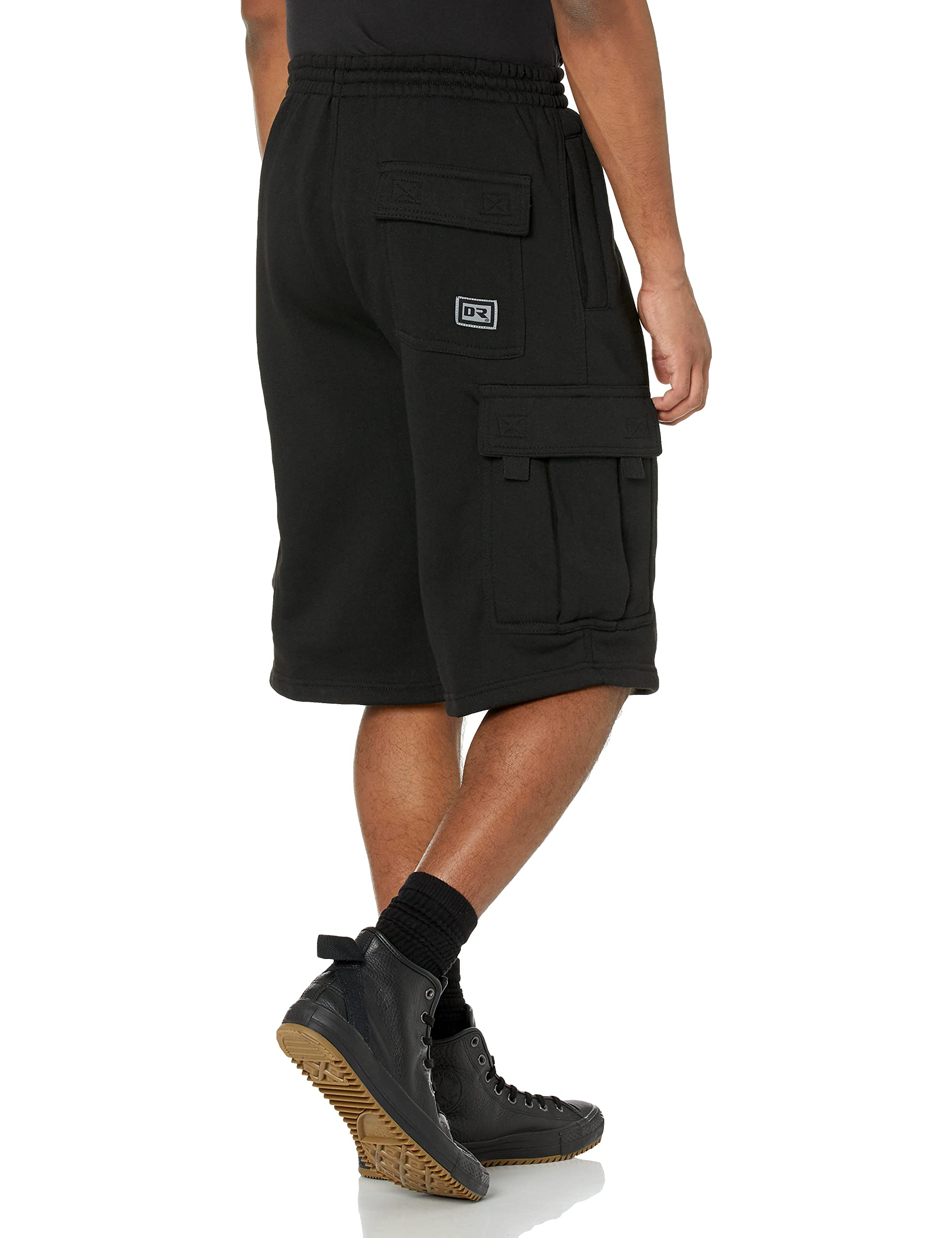 DREAM USA Men's Fleece Cargo Shorts Heavyweight M-5XL