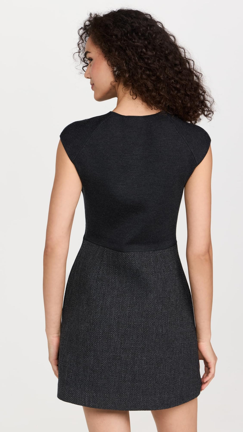 Theory Women's Wrap Skirt Combo Mini Dress