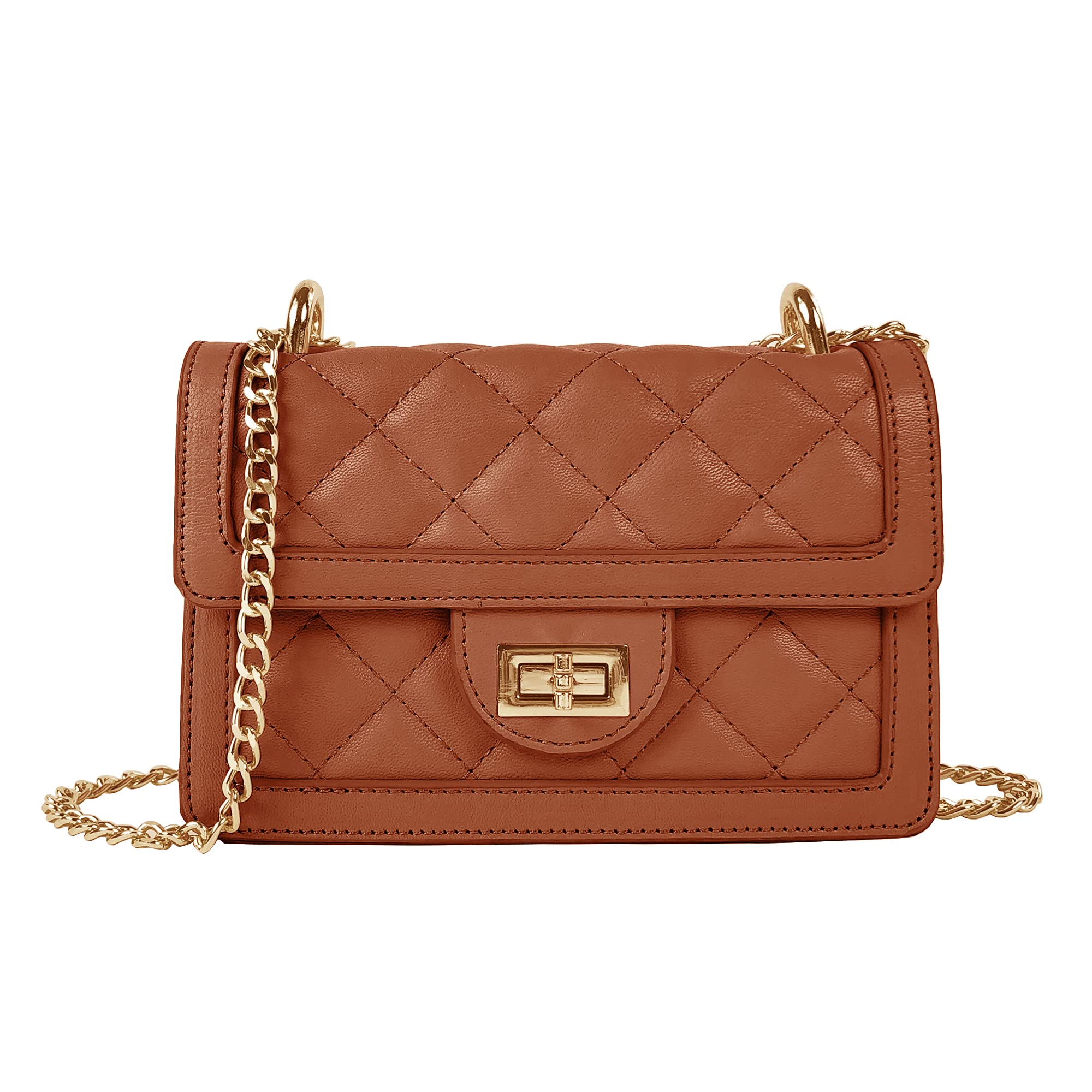 Quilted Mini Crossbody Shoulder Bag