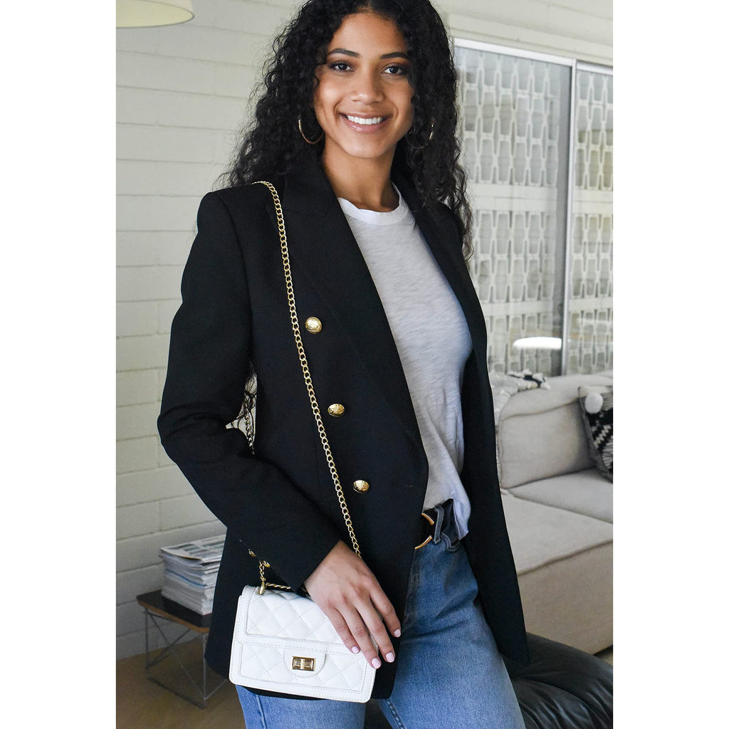 Quilted Mini Crossbody Shoulder Bag