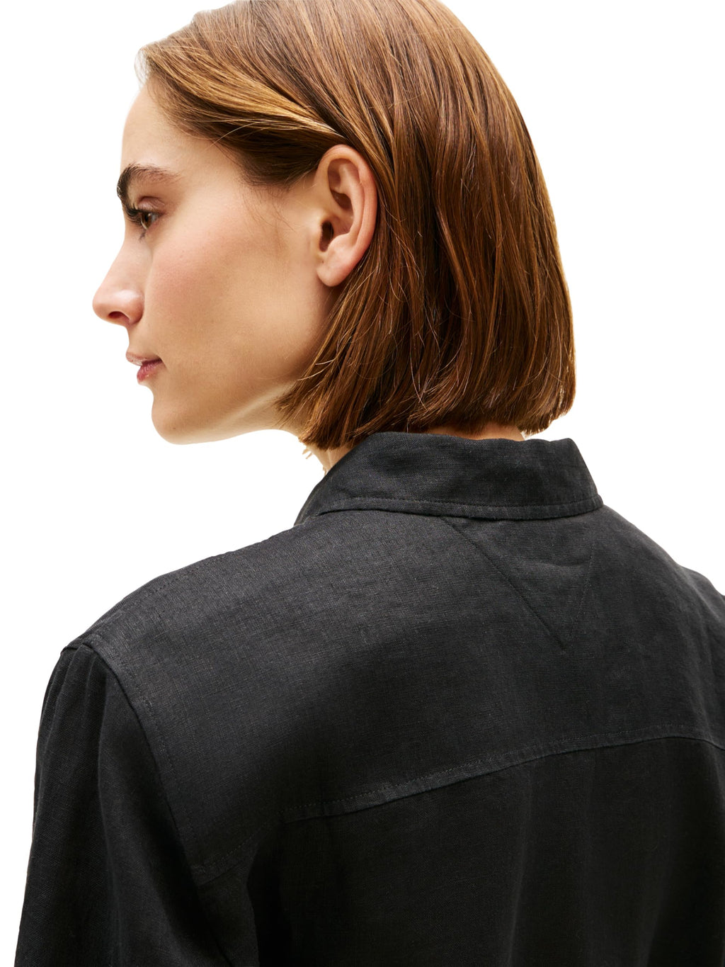Linen Long Sleeve Relaxed Button-Down Shirt