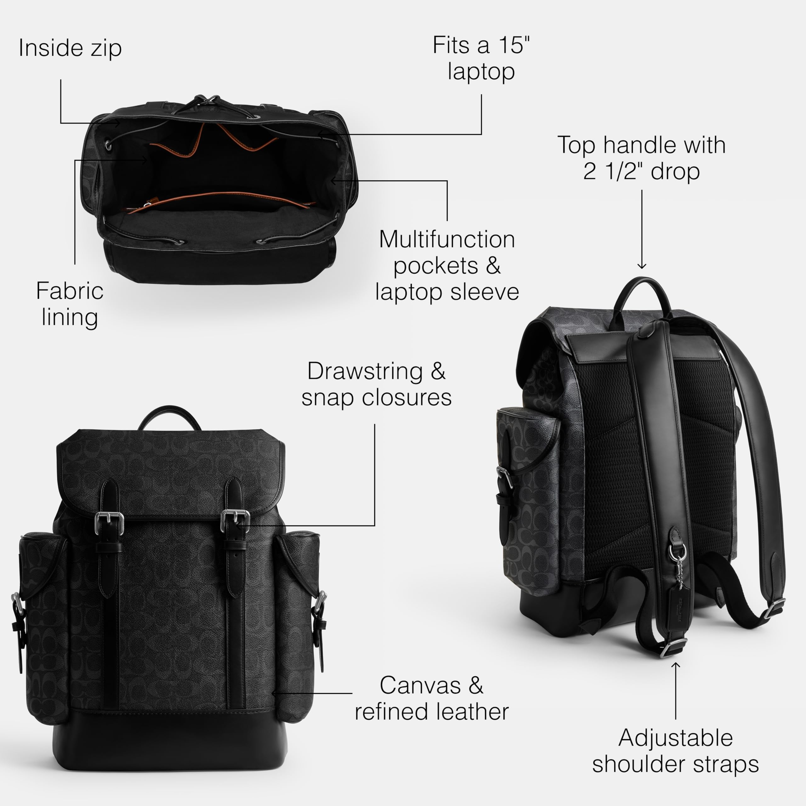 Coach Men's Hitch Backpack