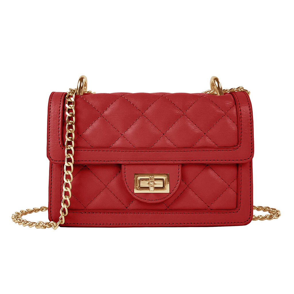 Quilted Mini Crossbody Shoulder Bag